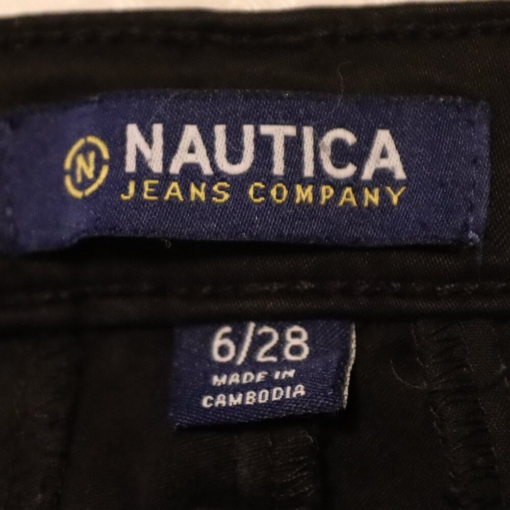 Nautica Jeans Company Tencel Ankle Trouser Pants Womens 6 /28 Business Casual - Picture 2 of 15